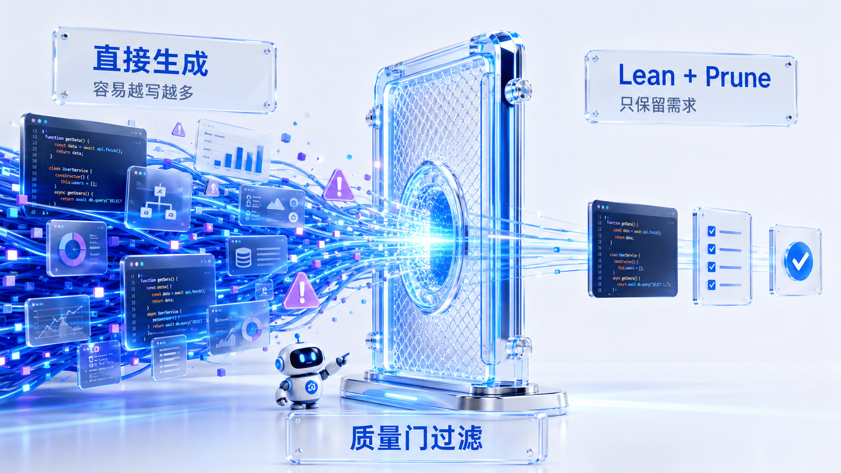 AI 直接写代码与经过工程门禁的对比