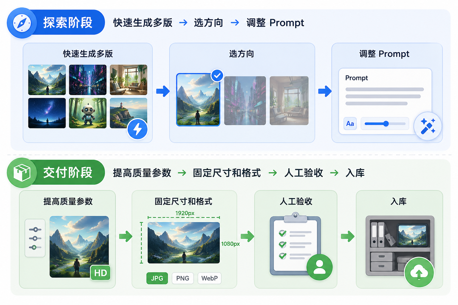 自动化工作流程示意