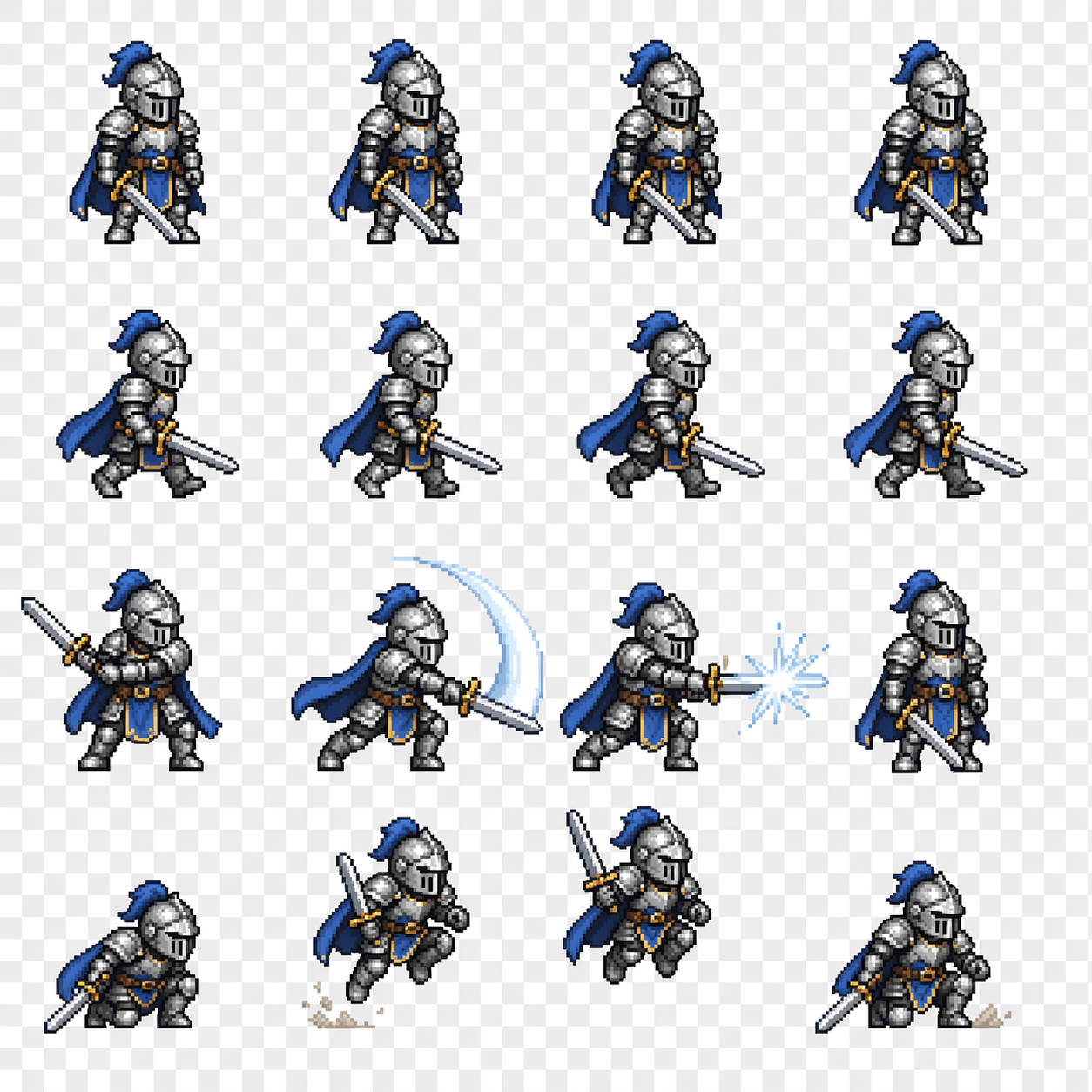 透明背景游戏精灵图示例